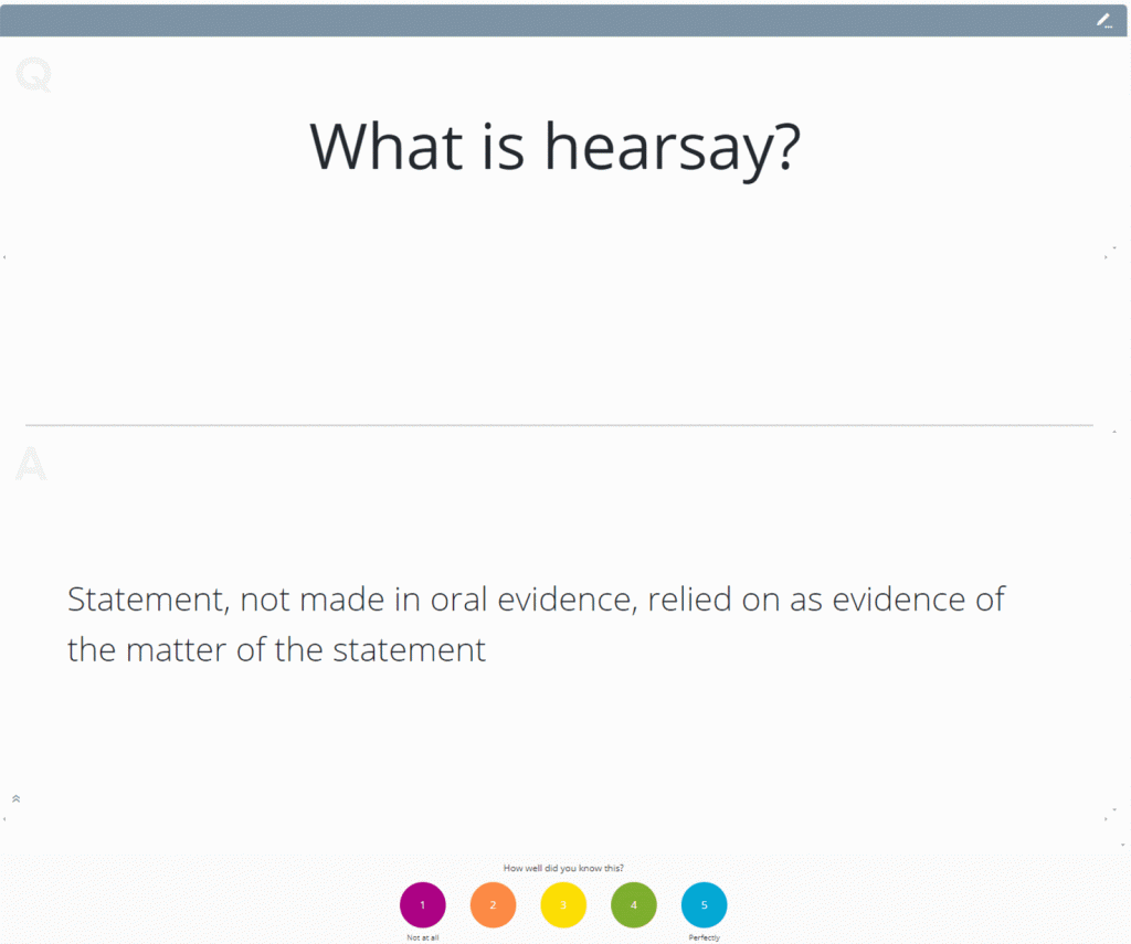 Criminal Practice SQE Flashcards - CLEVERPREP
