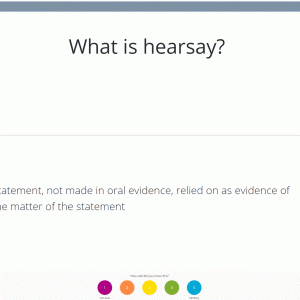 Criminal Practice SQE Flashcards