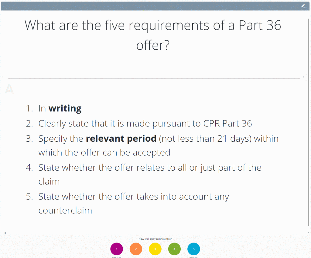 Dispute Resolution SQE Flashcards - CLEVERPREP