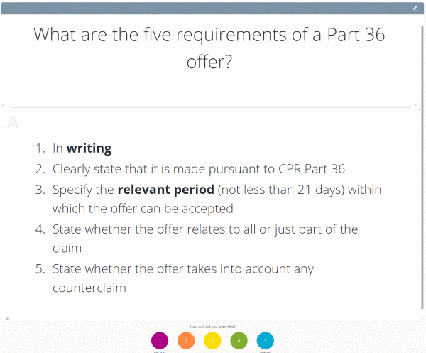Dispute Resolution SQE Flashcards