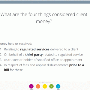 Solicitors Accounts SQE Flashcards